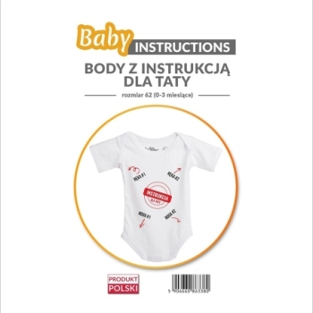 Baby Instructions bodziak z napisami instrukcja