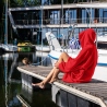 Bluzair SUPER MAMA - Bluza koc - Czerwony - prezent na dzień mamy