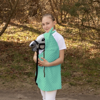 Peleryna Skippi dla Hobby Horse - miętowa - prezent na dzień dziecka