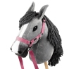 Skippi Kantar dla Hobby Horse - wodze, 2 wymienne futerka - różowy