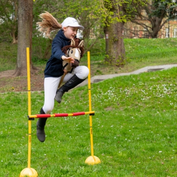 Hobby Horse Skippi Karmel A3 - kantar i wodze w zestawie - beżowy