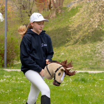 Hobby Horse Skippi Karmel A3 - kantar i wodze w zestawie - beżowy