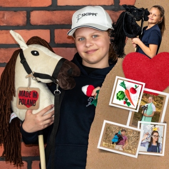 Hobby Horse Skippi Biszkopt A3 - kantar i wodze w zestawie - prezent