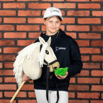 Hobby Horse Skippi Almond A3 - kantar i wodze w zestawie - jasno migdałowy